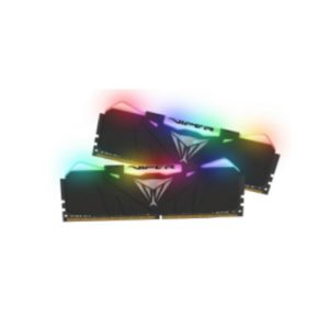 KIT DDR4 PATRIOT "VIPER RGB BLACK" 16GB (2x8GB) 4133Mhz CL19 - RGB- DUAL CHANNEL AURA PVR416G413C9K